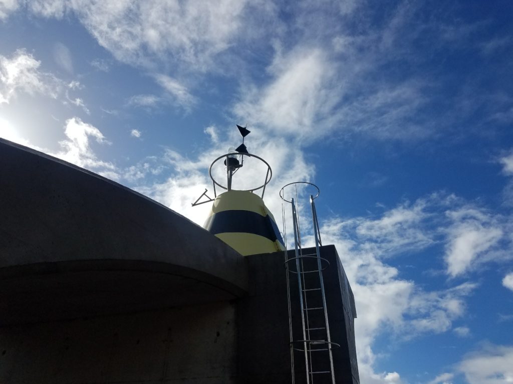 Westkardinale auf dem Breakwater